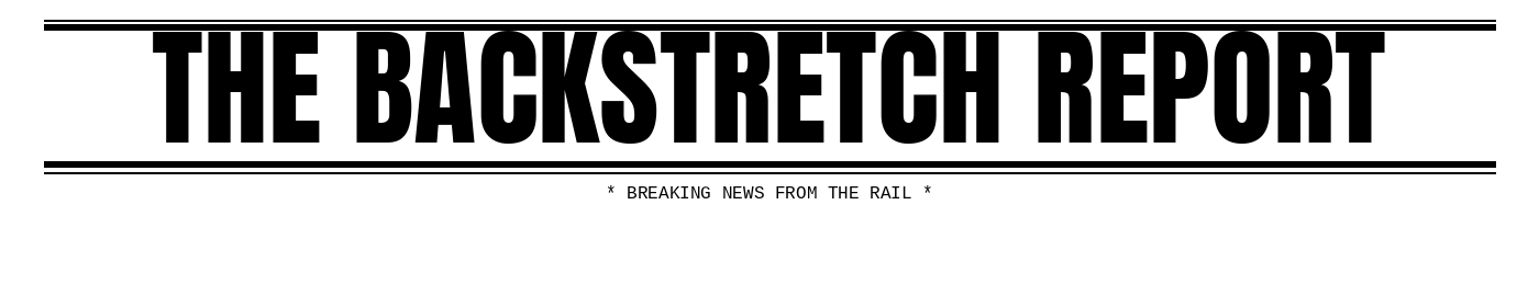 The Backstretch Report